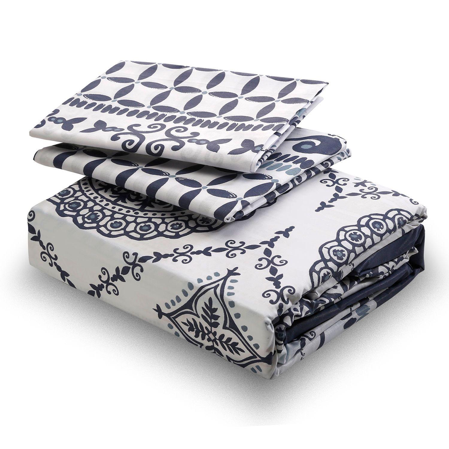 Juego de Sabanas T144 1,5 Plazas Marrakech Gris-1