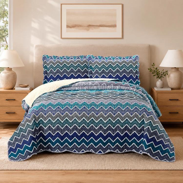 Quilt Sherpa Boston Superking-0