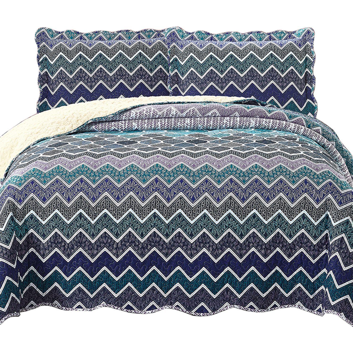 Quilt Sherpa Boston Superking-4