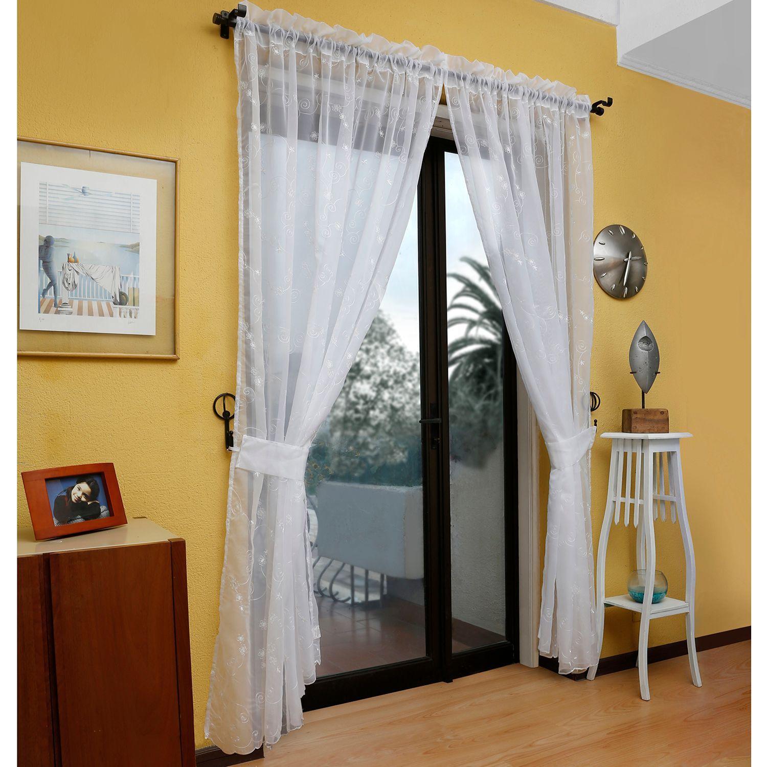 Set Velo Bordado 4 Piezas Cinta Panal-2