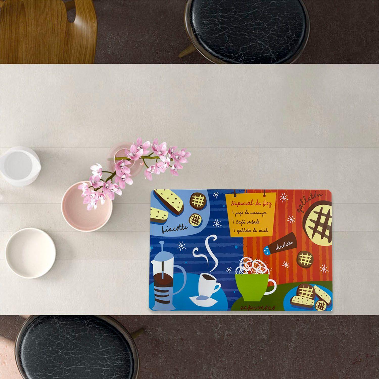 Set de Individuales Decorativo Breakfast 6 Piezas-3