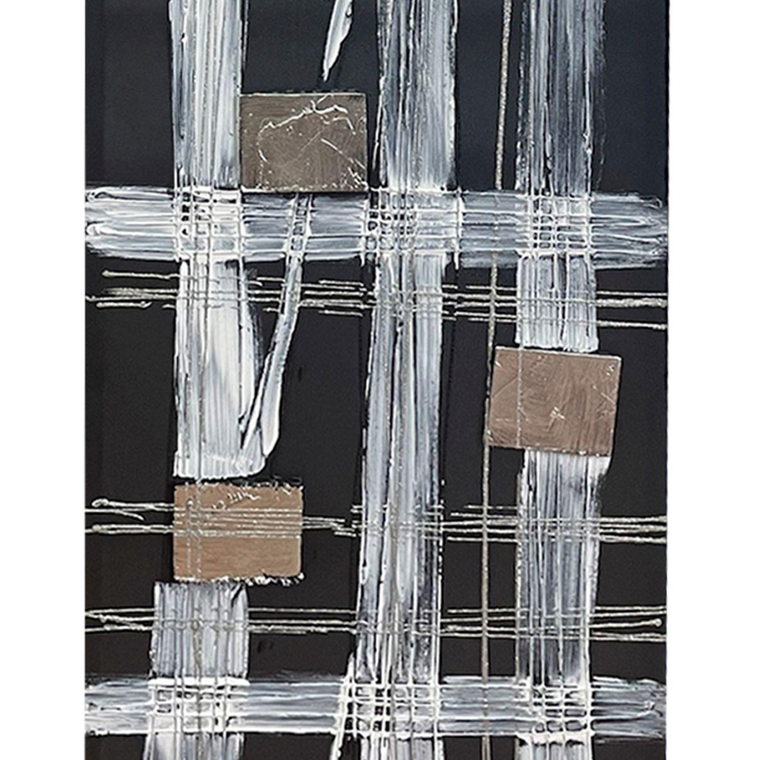 Cuadro Decorativo Tramas 120 x 40 x 3 Cms.-2