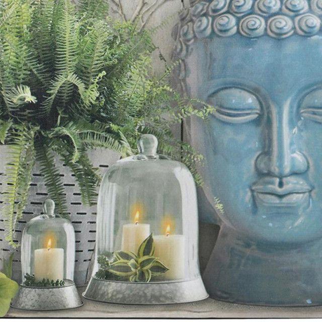 Cuadro Decorativo Buda Celeste 40 x 40-1