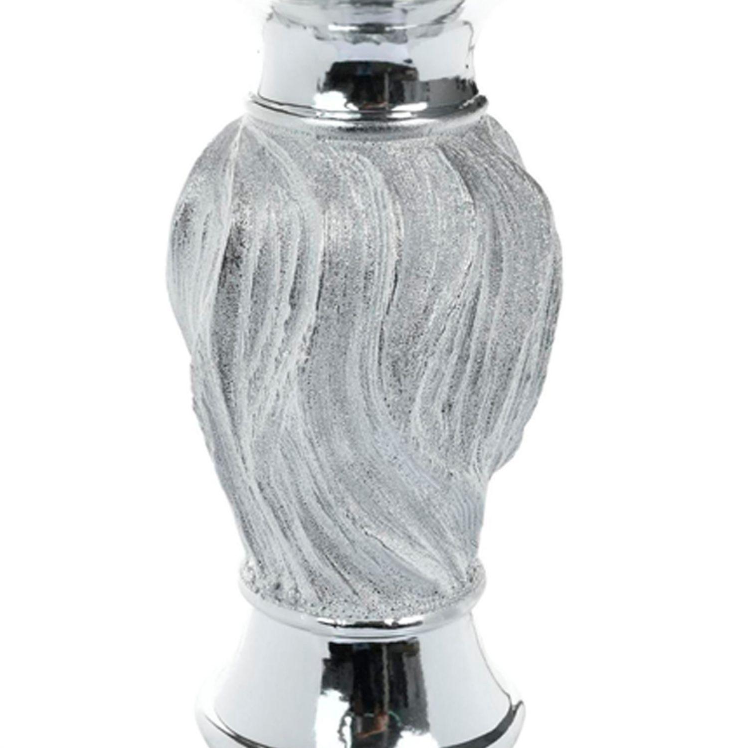 Portavela Decorativo Luxemburgo Silver Mediano-1