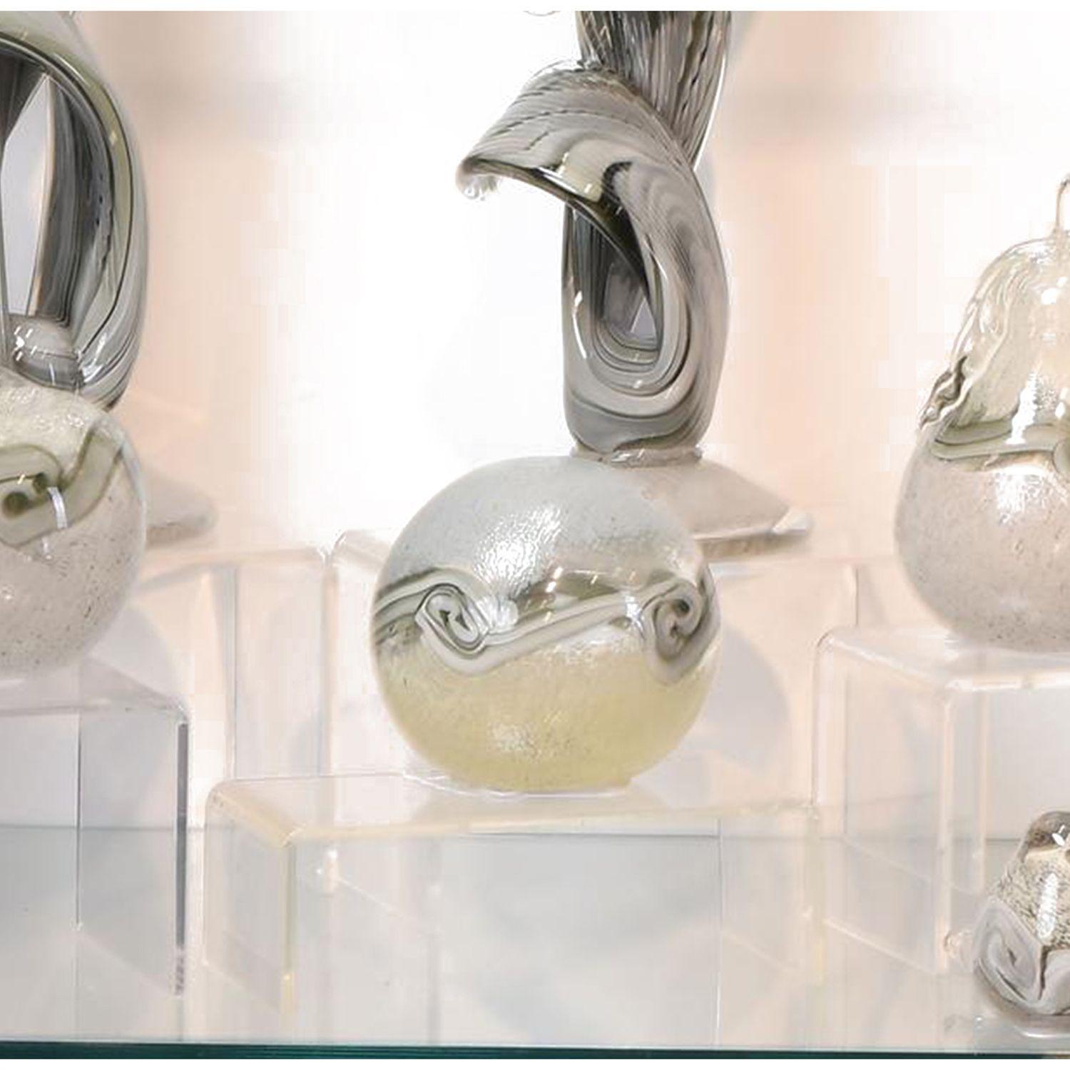 Figura Decorativa Esfera Jupiter Gris-2