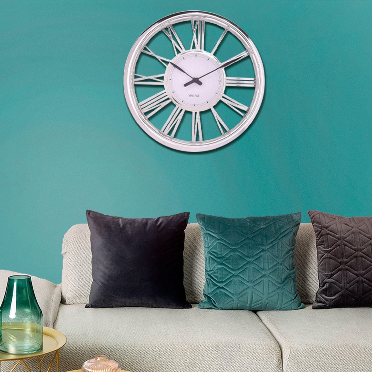 Reloj Mural Decorativo Bristol Silver-4
