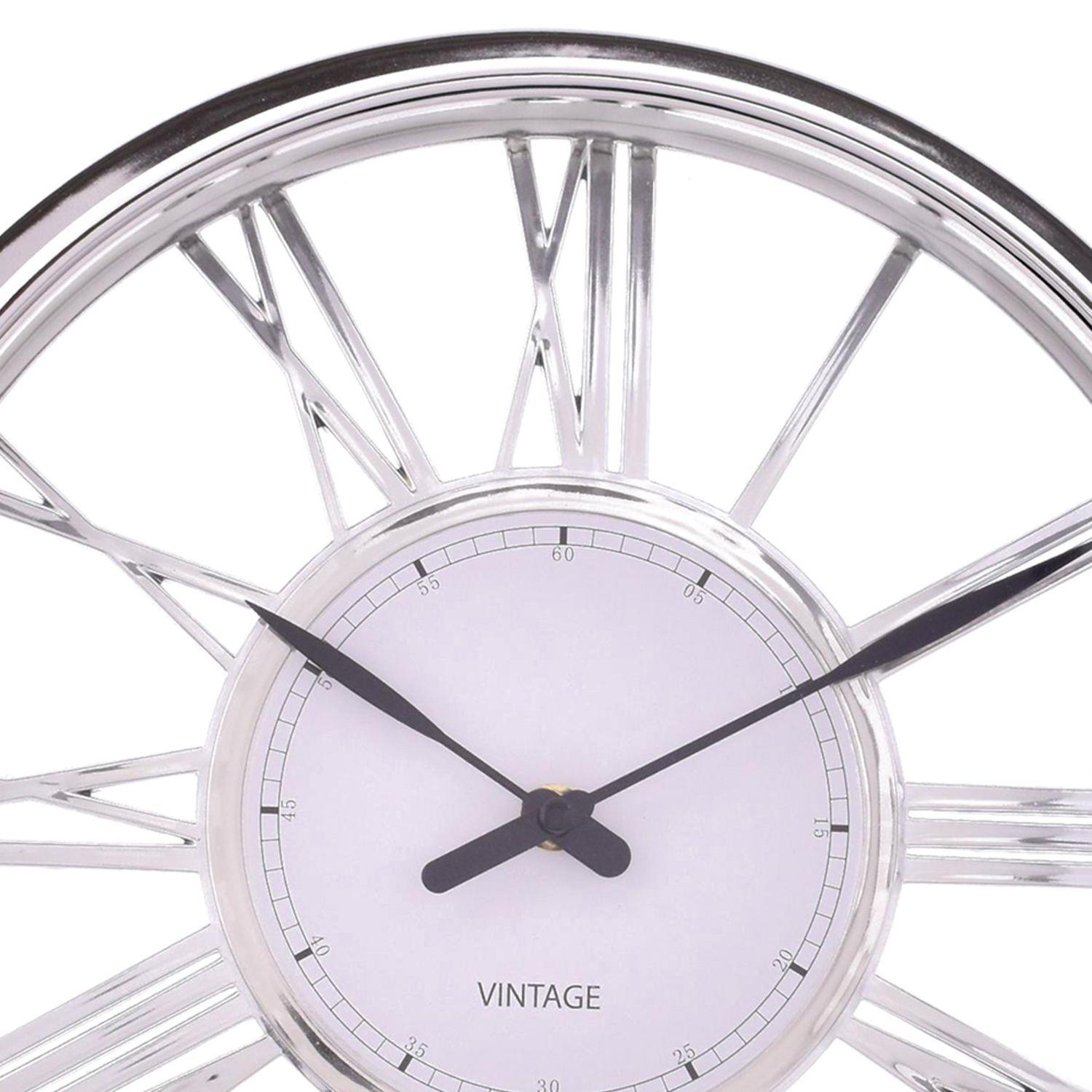 Reloj Mural Decorativo Bristol Silver-2