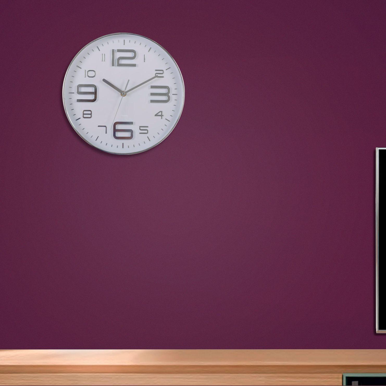 Reloj Mural Decorativo Milano Silver-2