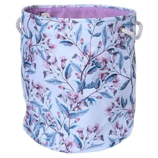 Cesta Decorativa Para Ropa Floral-0