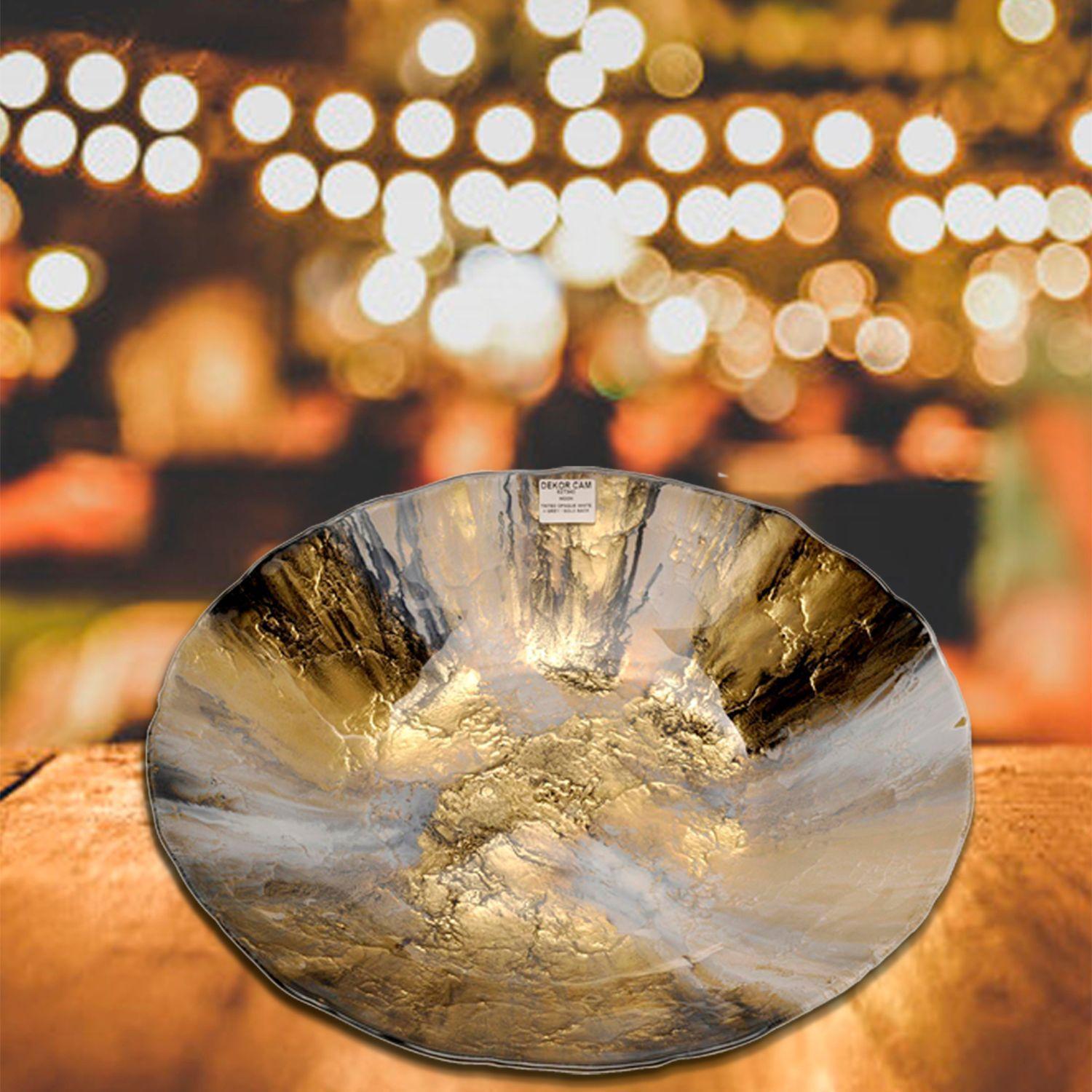 Centro de Mesa Decorativo Old Gold-2