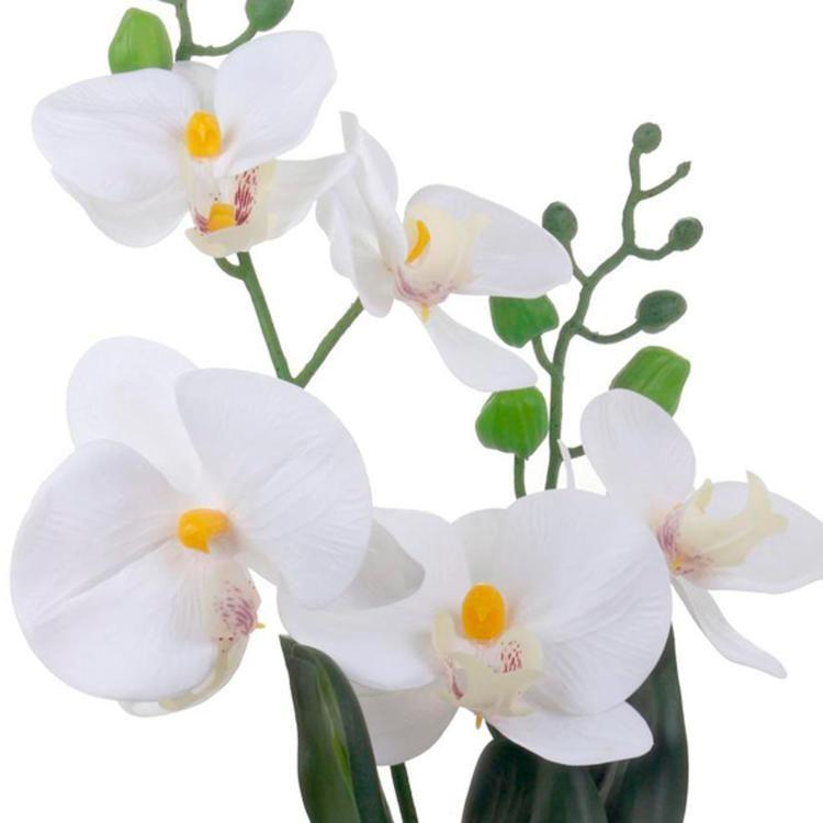 Planta Decorativa Artificial Orquídea Real Touch 43 cm -2