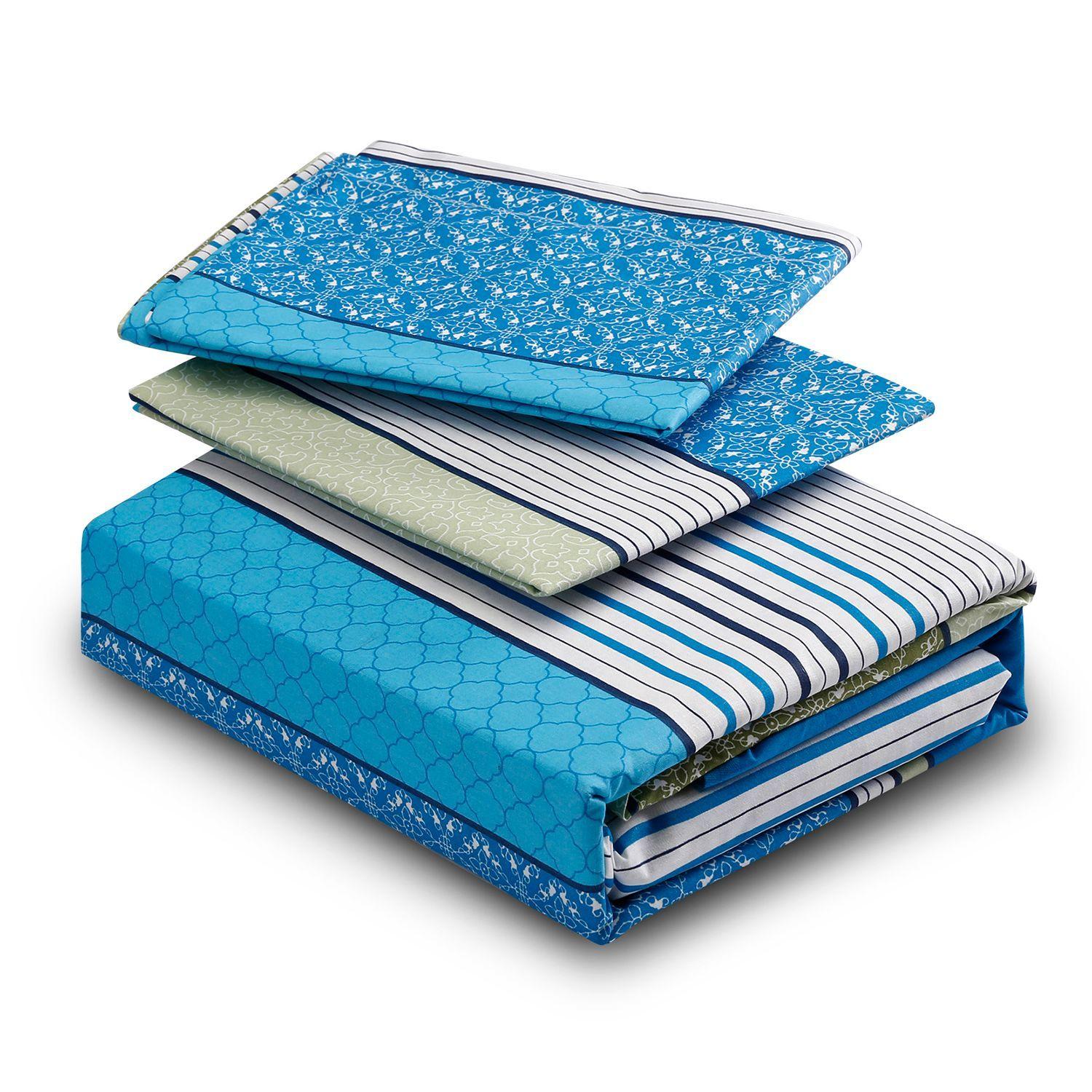 Juegos de Sabanas T144 1 Plaza Londonia Turquesa-1