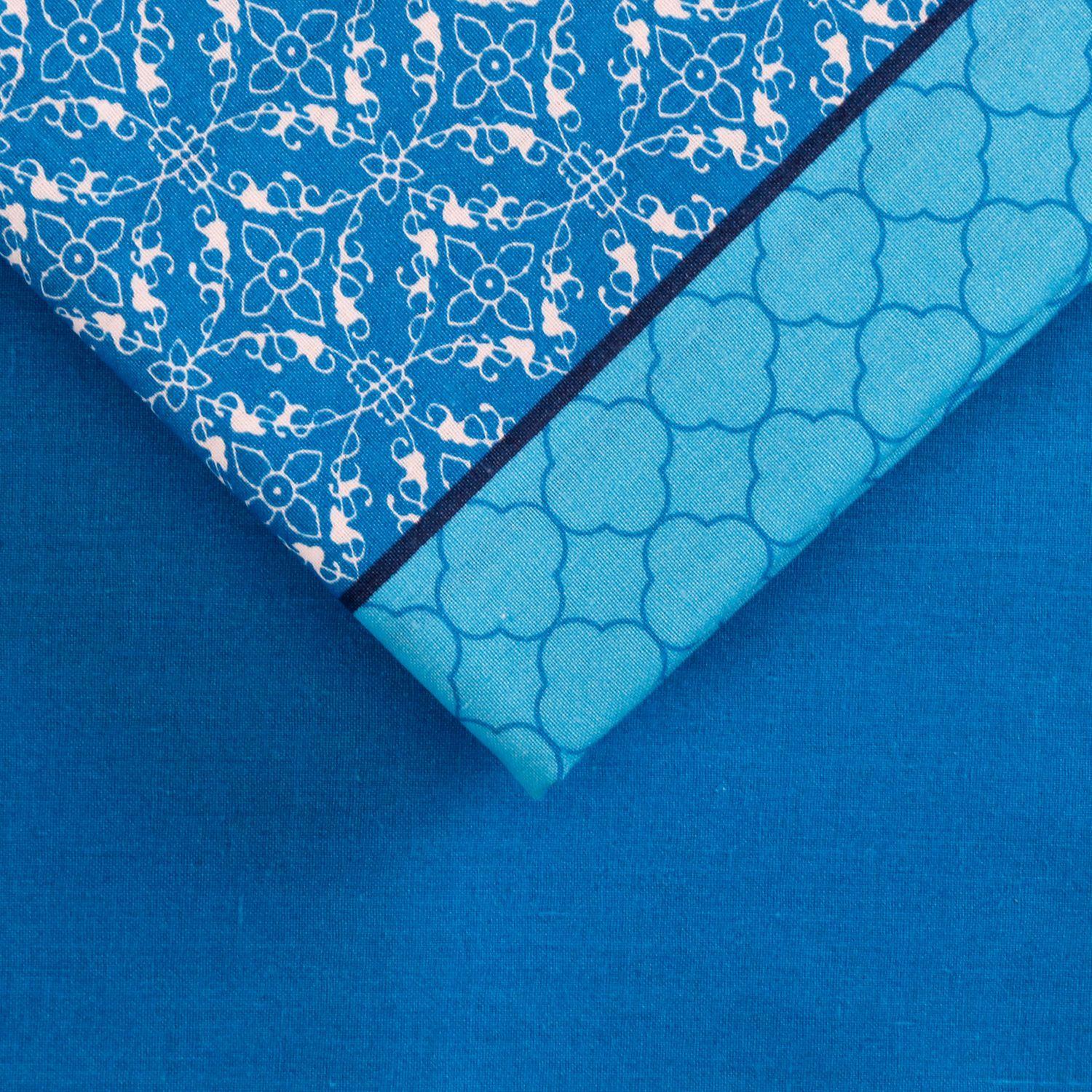 Juegos de Sabanas T144 1 Plaza Londonia Turquesa-2