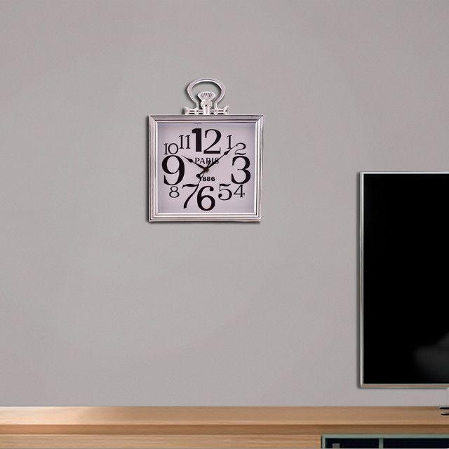 Reloj Mural Decorativo Basilea Silver-3