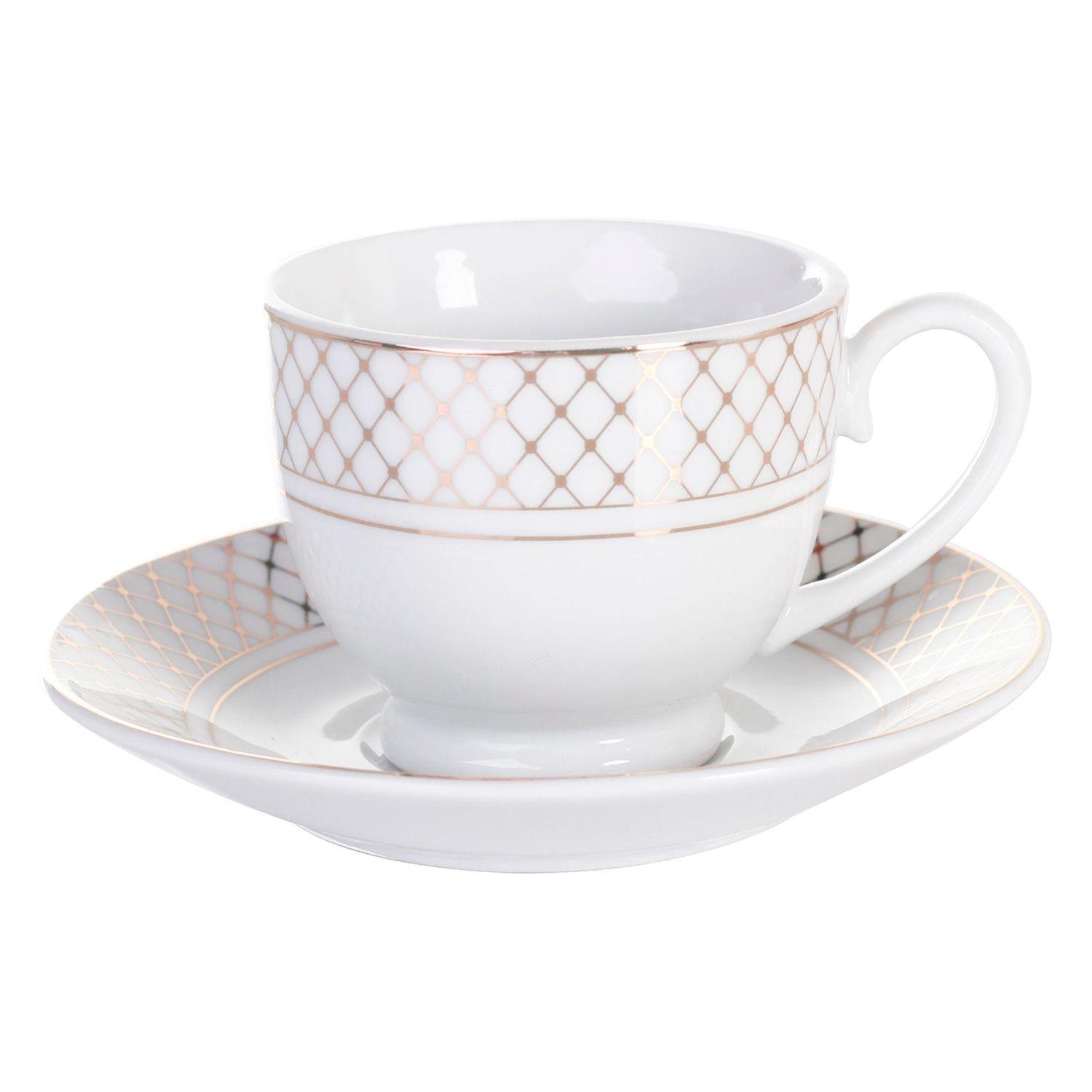 Juego de Tazas Té Florencia Gold 12 Piezas-0