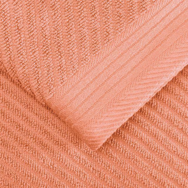 Juego de Toallas de Baño Jacquard Damasco-1