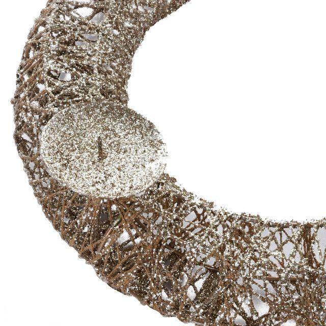 Portavela Navideño Centro de Mesa 30 Cms-1