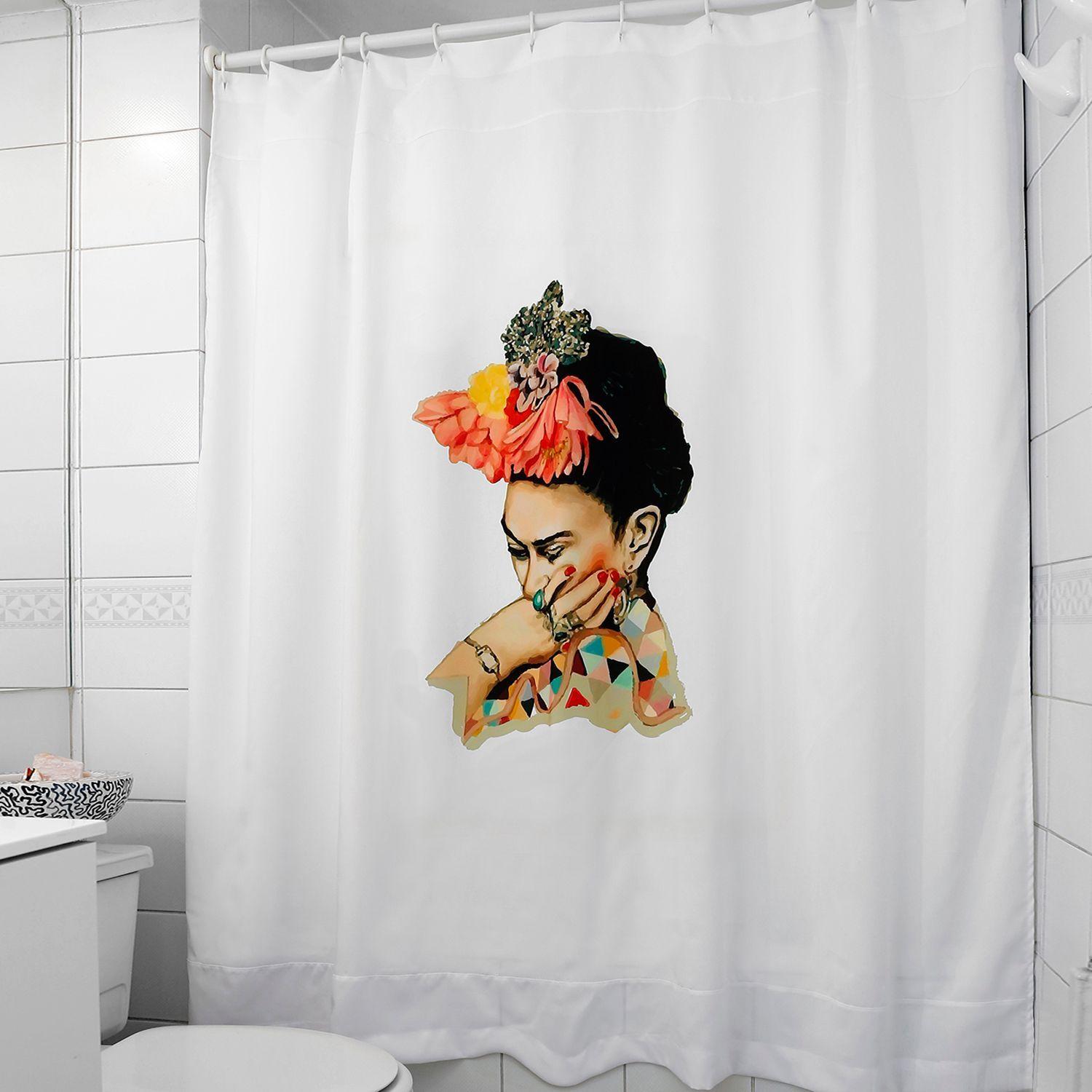 Cortina para Baño Estampada Frida Mallorca-3