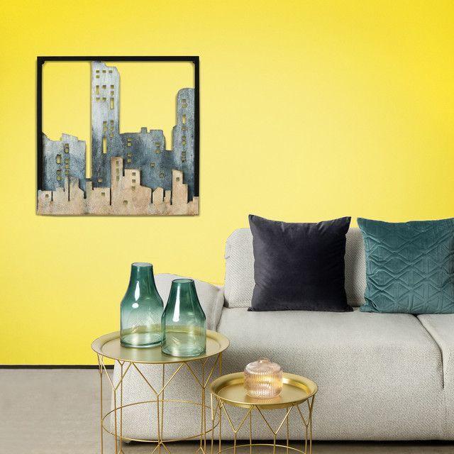 Placa Mural Marco Decorativa New York-3