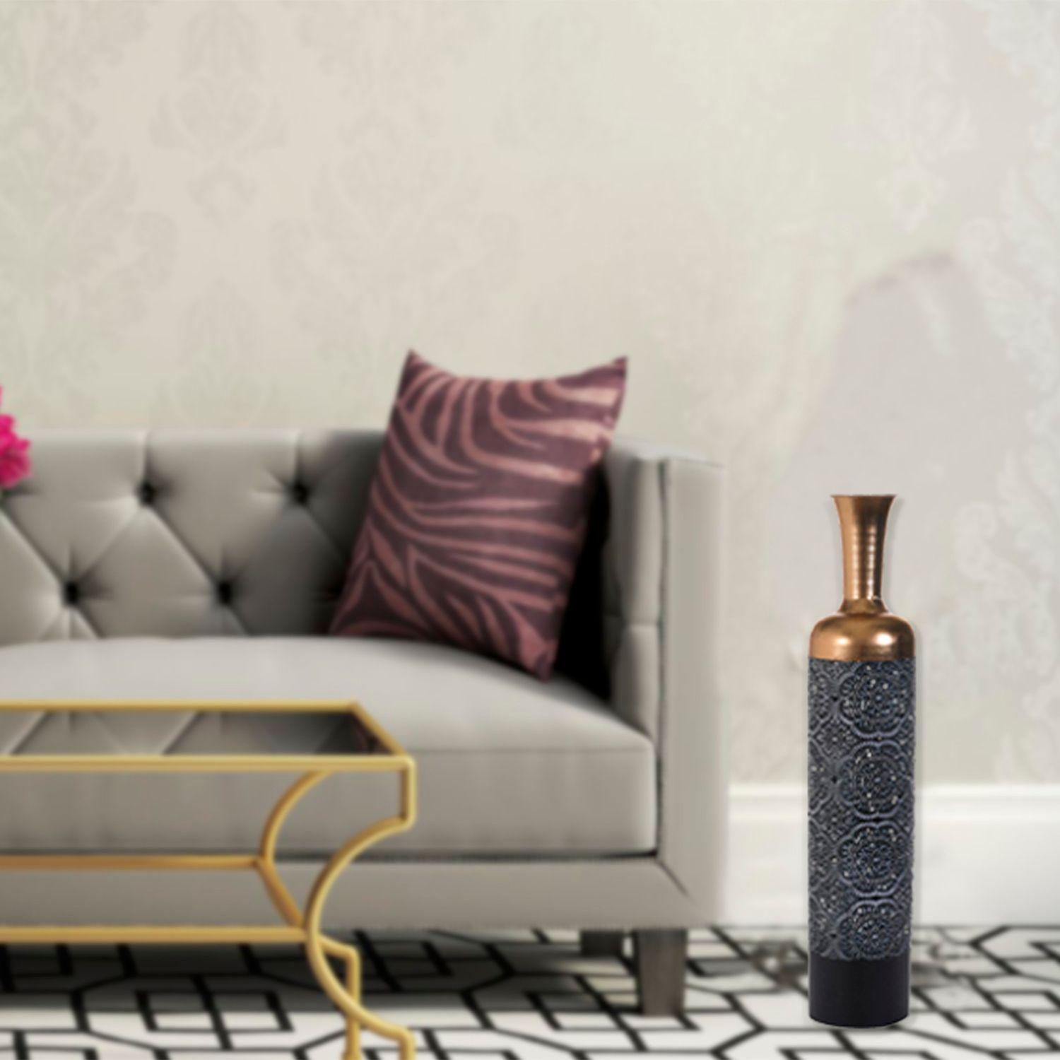 Jarrón XL Decorativo Marsala Black Plus-4