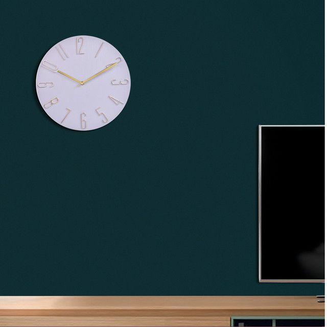 Reloj Mural Decorativo Rostock Blanco-4