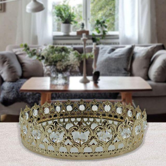 Centro de Mesa Decorativo Crown Gold-3