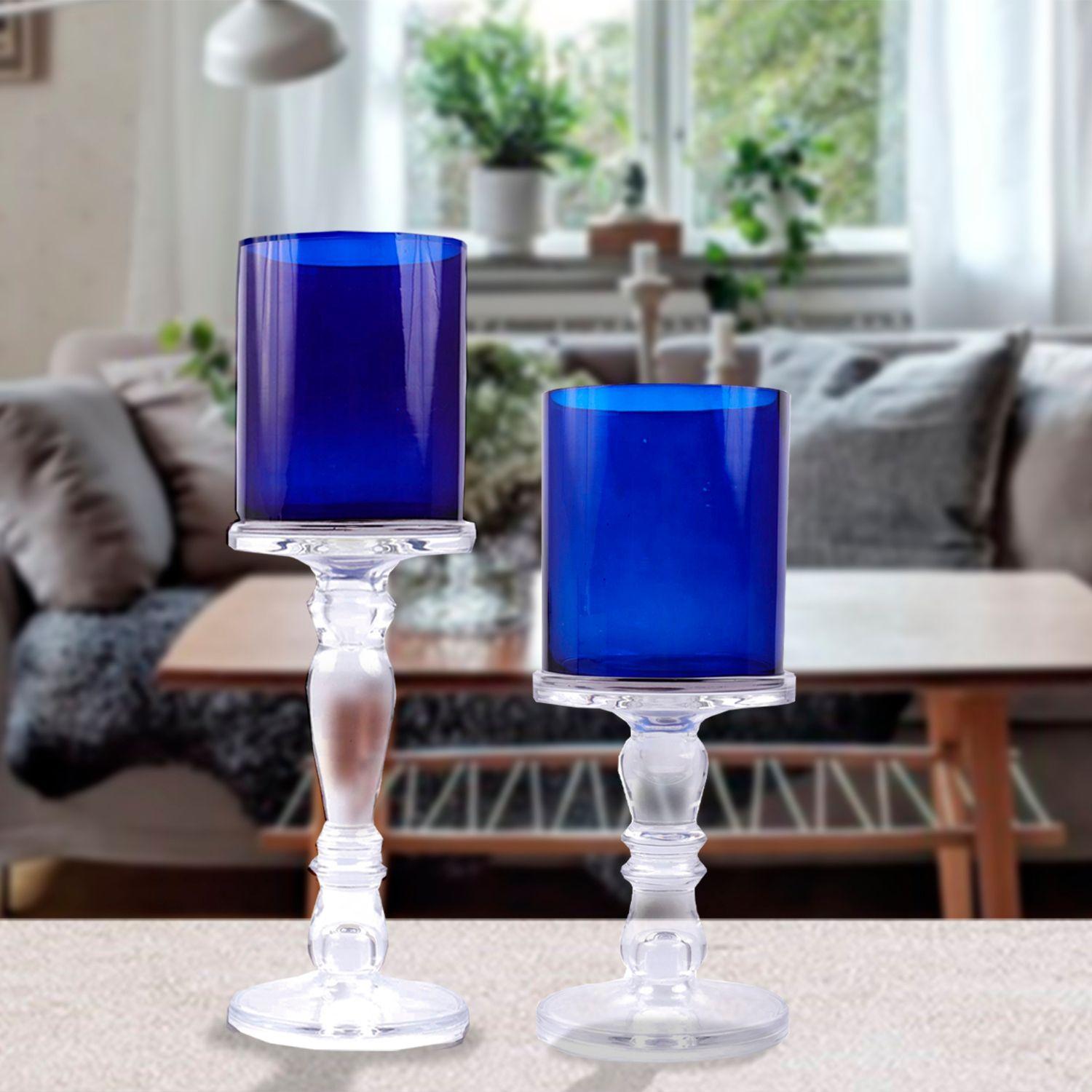 Portavela Decorativo Deep Blue Grande-4