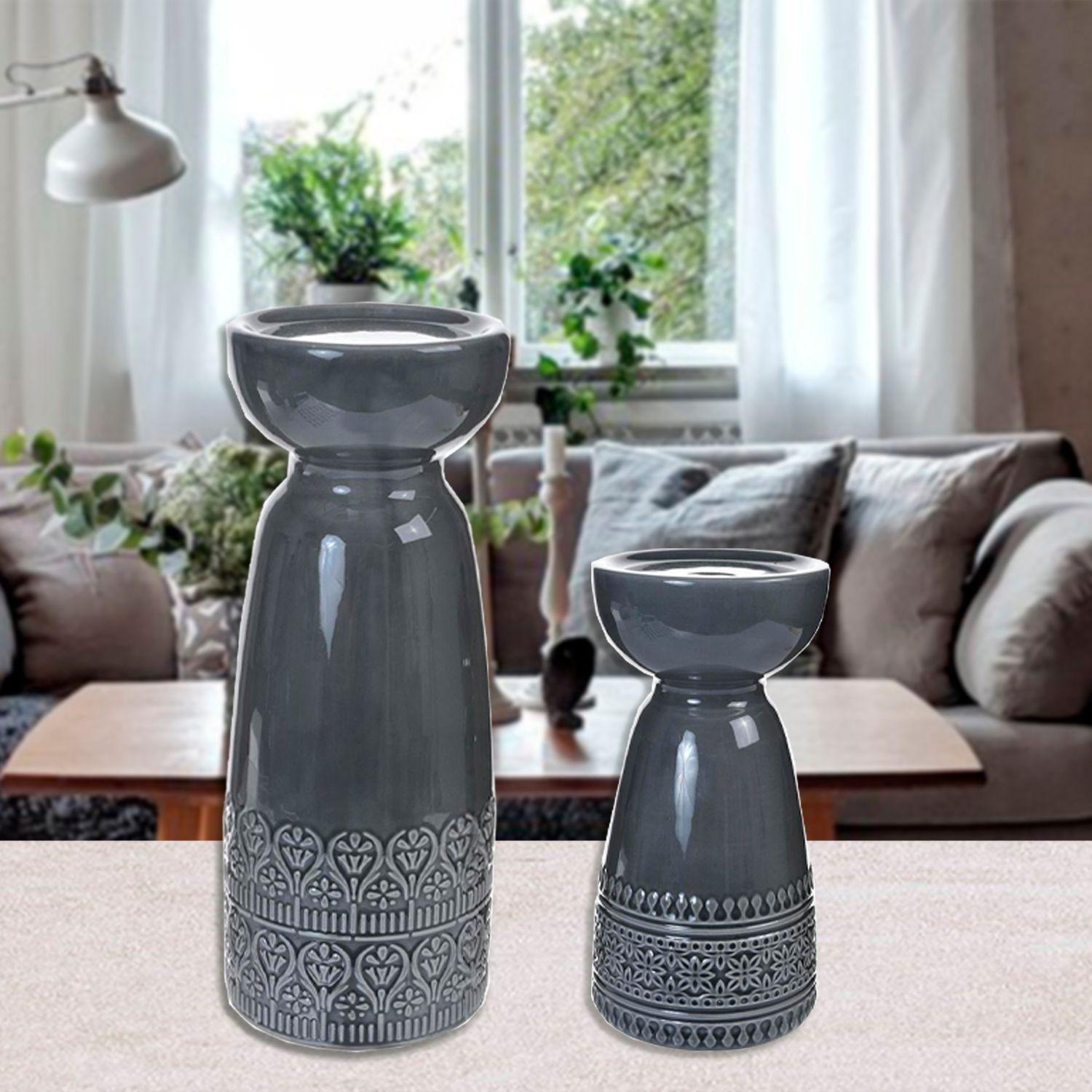 Portavela Decorativo Zaire Grande-6