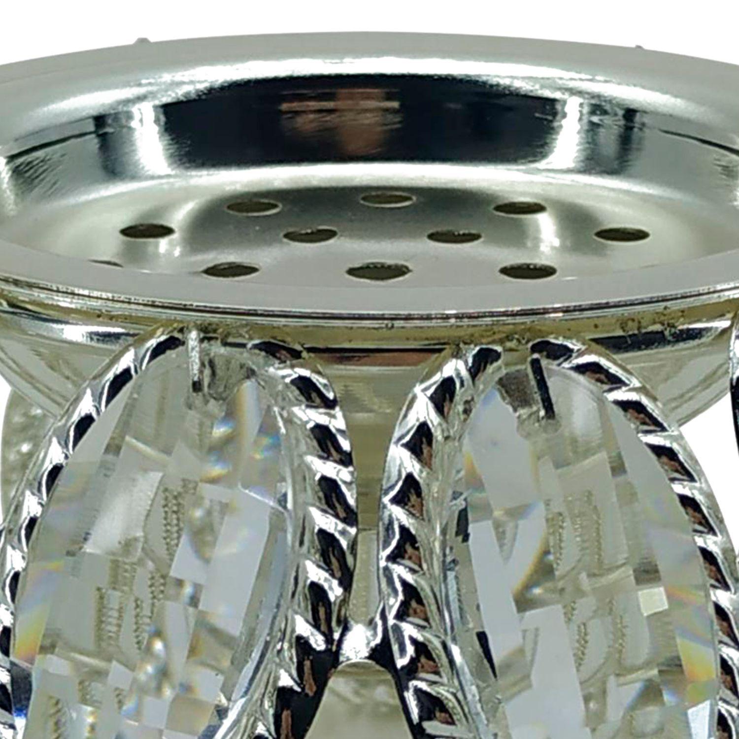 Portavela Decorativa Verdún Ovalada Silver-2