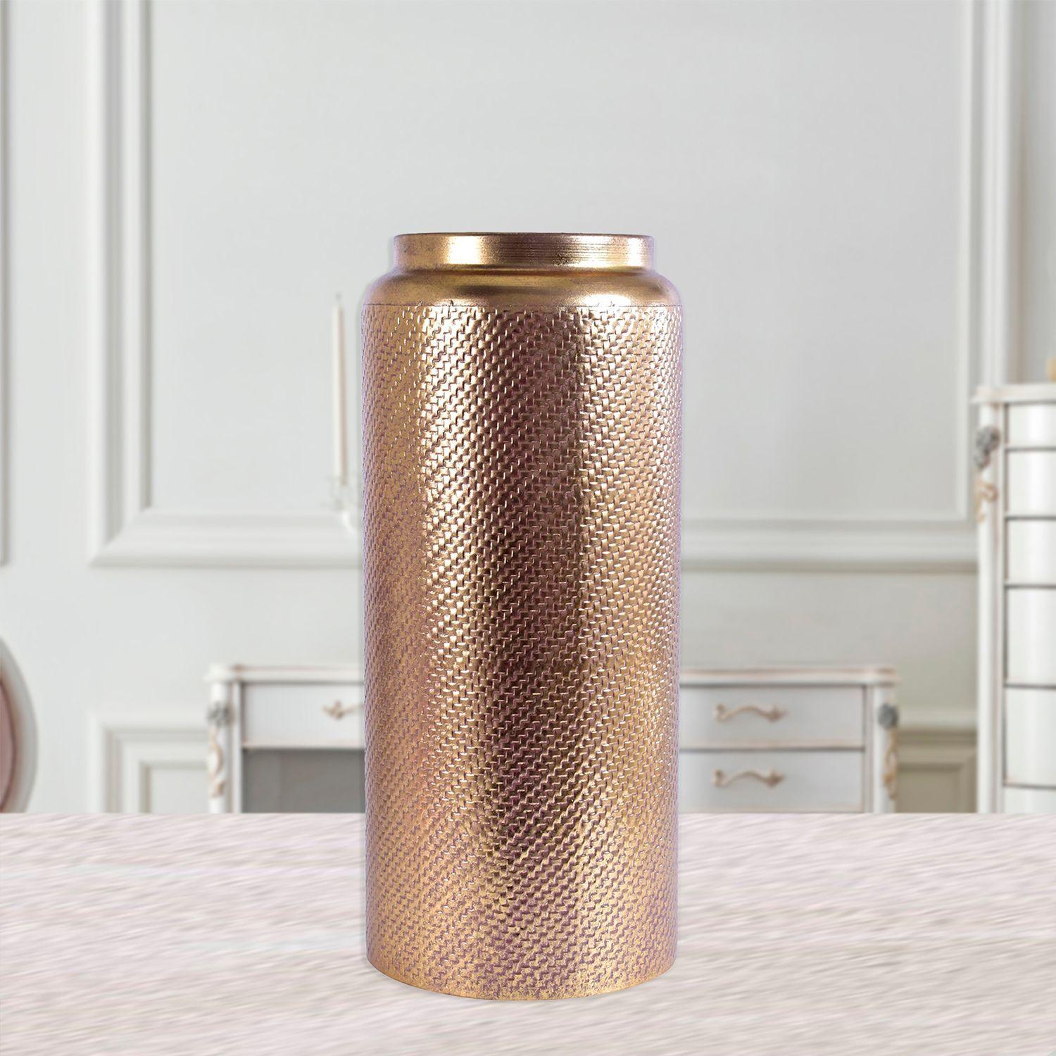 Jarrón Decorativo Kaunas Gold Grande-3