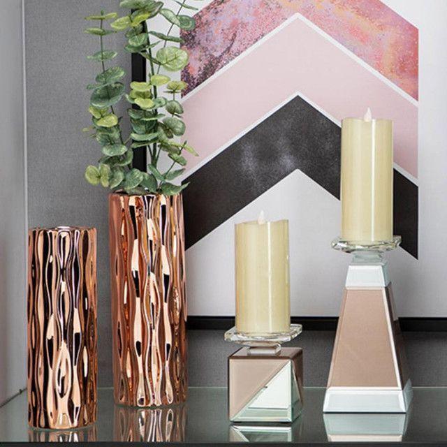 Jarrón Decorativo Malibú Copper Mediano-4