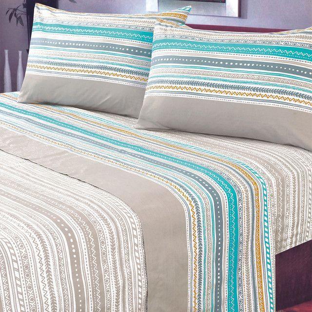 Juego de Sabanas T144 Superking Karachi Beige-3