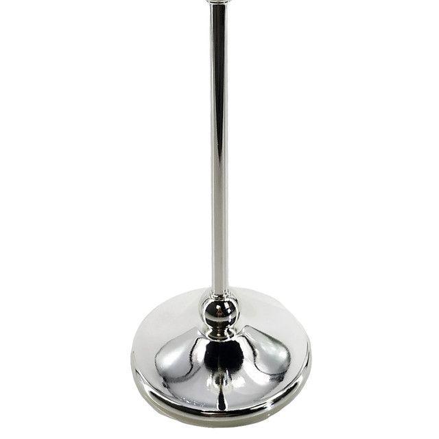 Portavela Decorativo Napoli Silver Alto-1