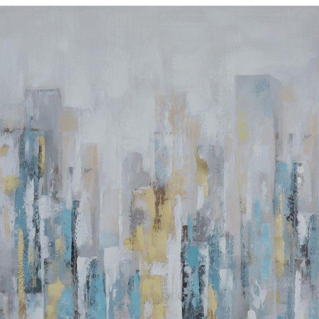 Cuadro Decorativo City Blue 100 x 70-2