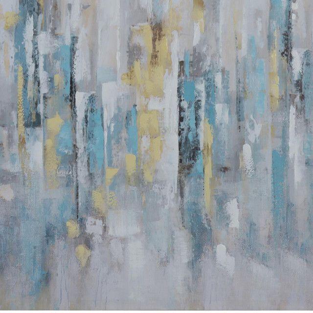 Cuadro Decorativo City Blue 100 x 70-1