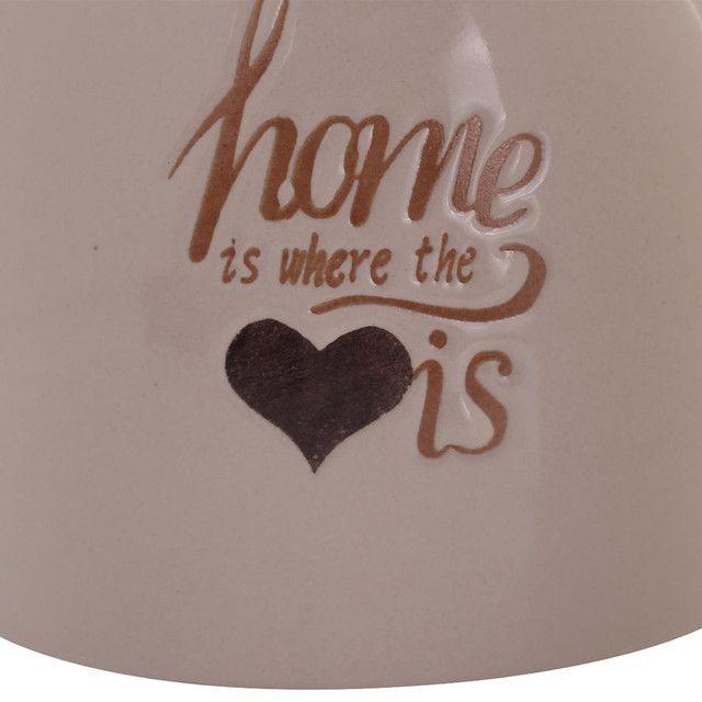 Envase Decorativo con Tapa Home Beige-2