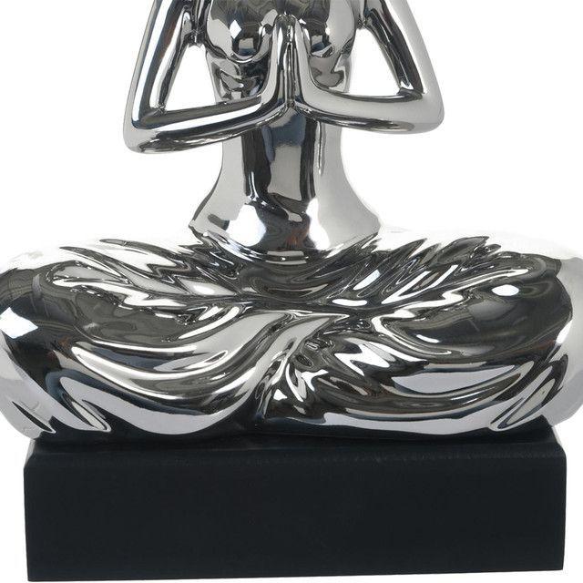 Figura Decorativa Namaste Silver-2