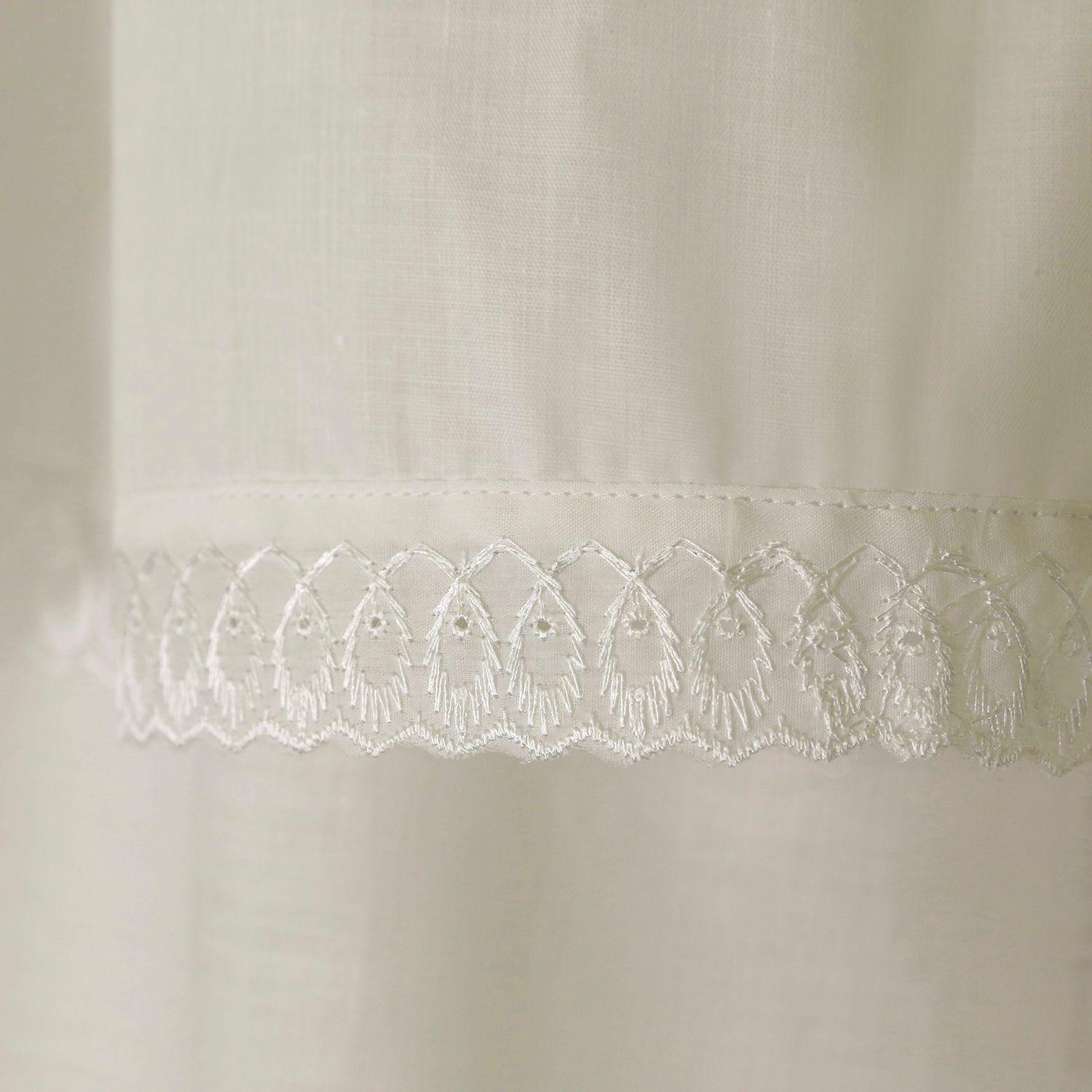 Juego de Cortina para Baño 6 Pzas Broderie Beige-2