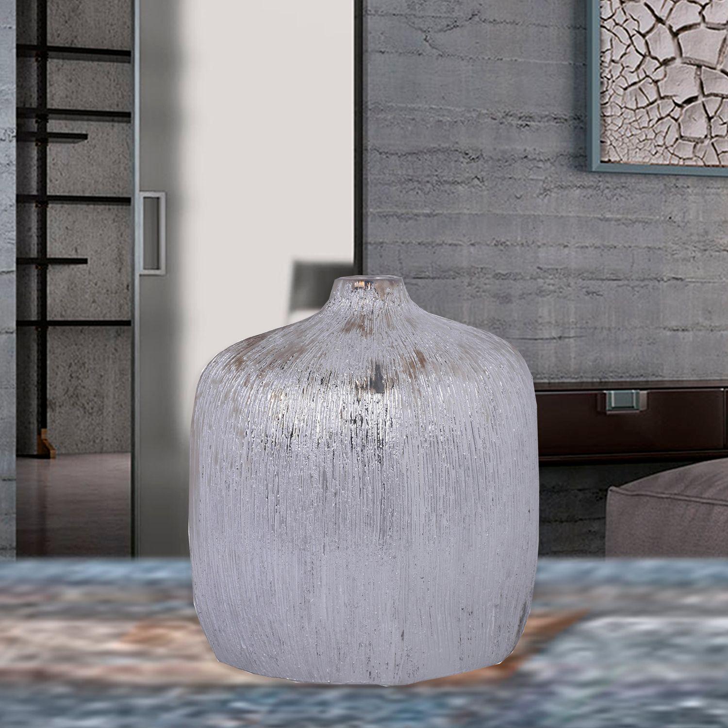 Jarrón Decorativo Atenas Silver-3