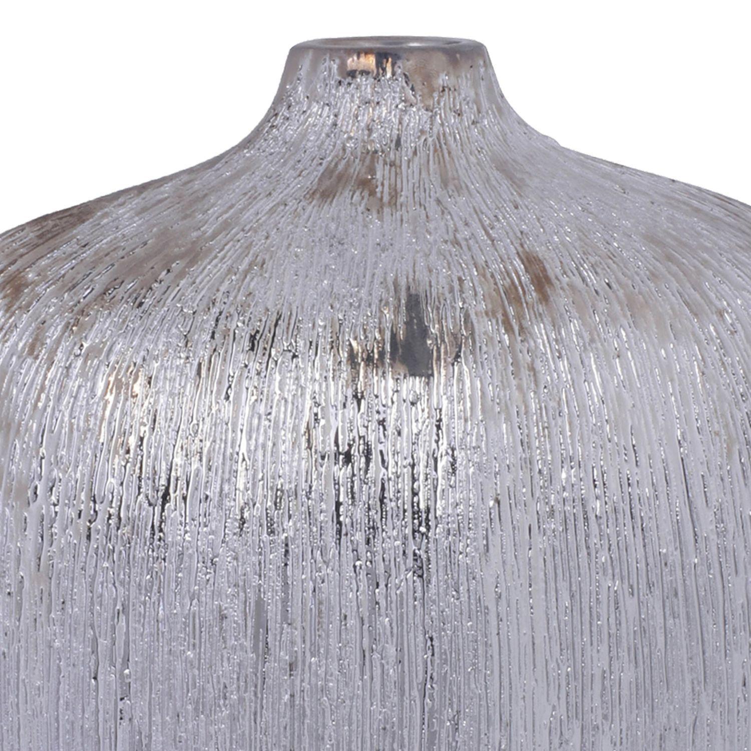 Jarrón Decorativo Atenas Silver-1