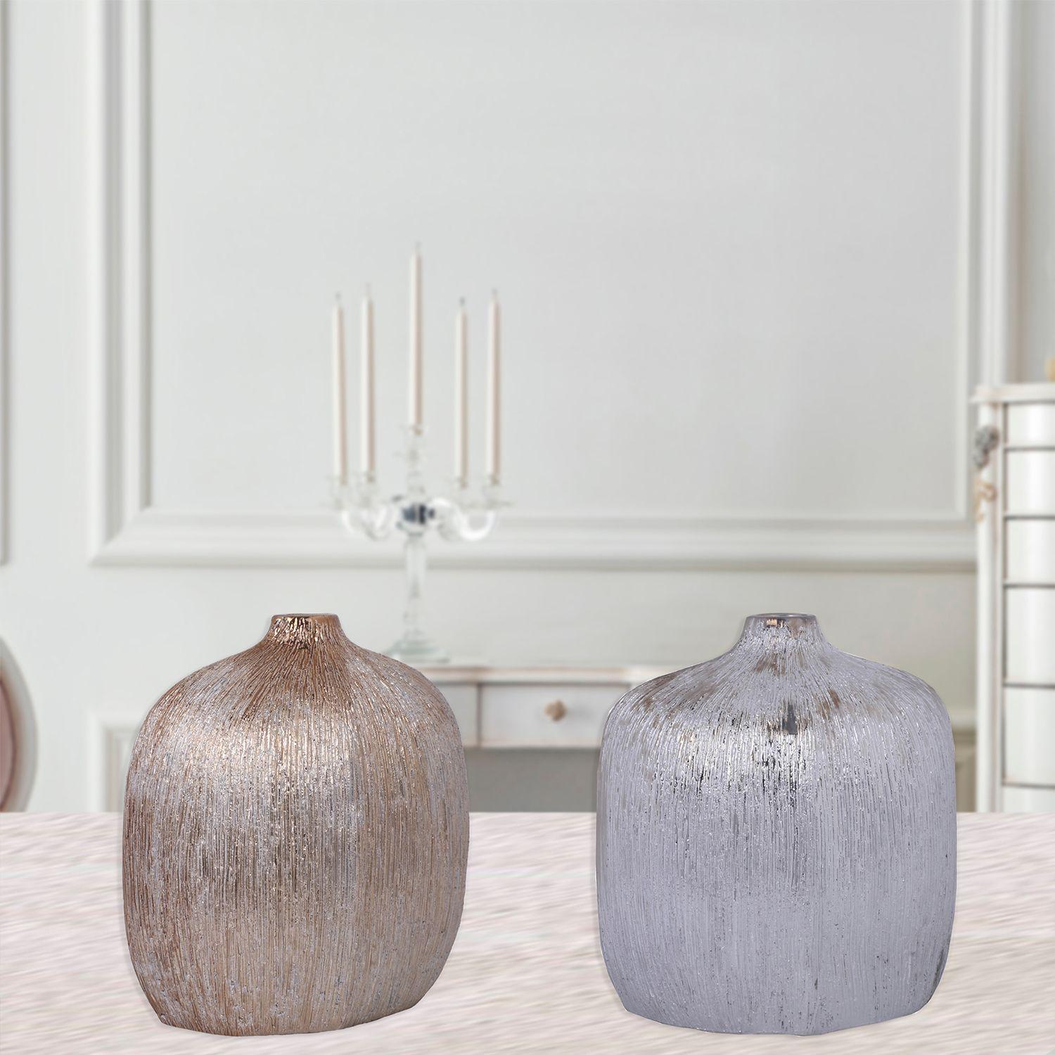 Jarrón Decorativo Atenas Silver-4