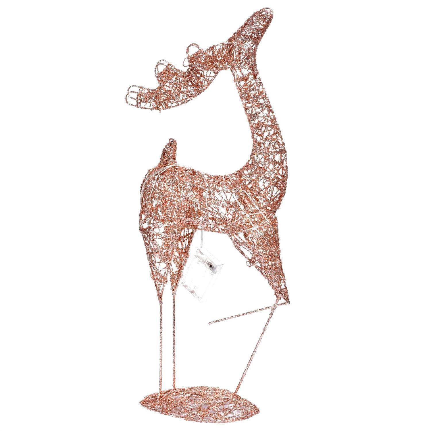 Reno Navideño Luces Led Gold Mediano-0