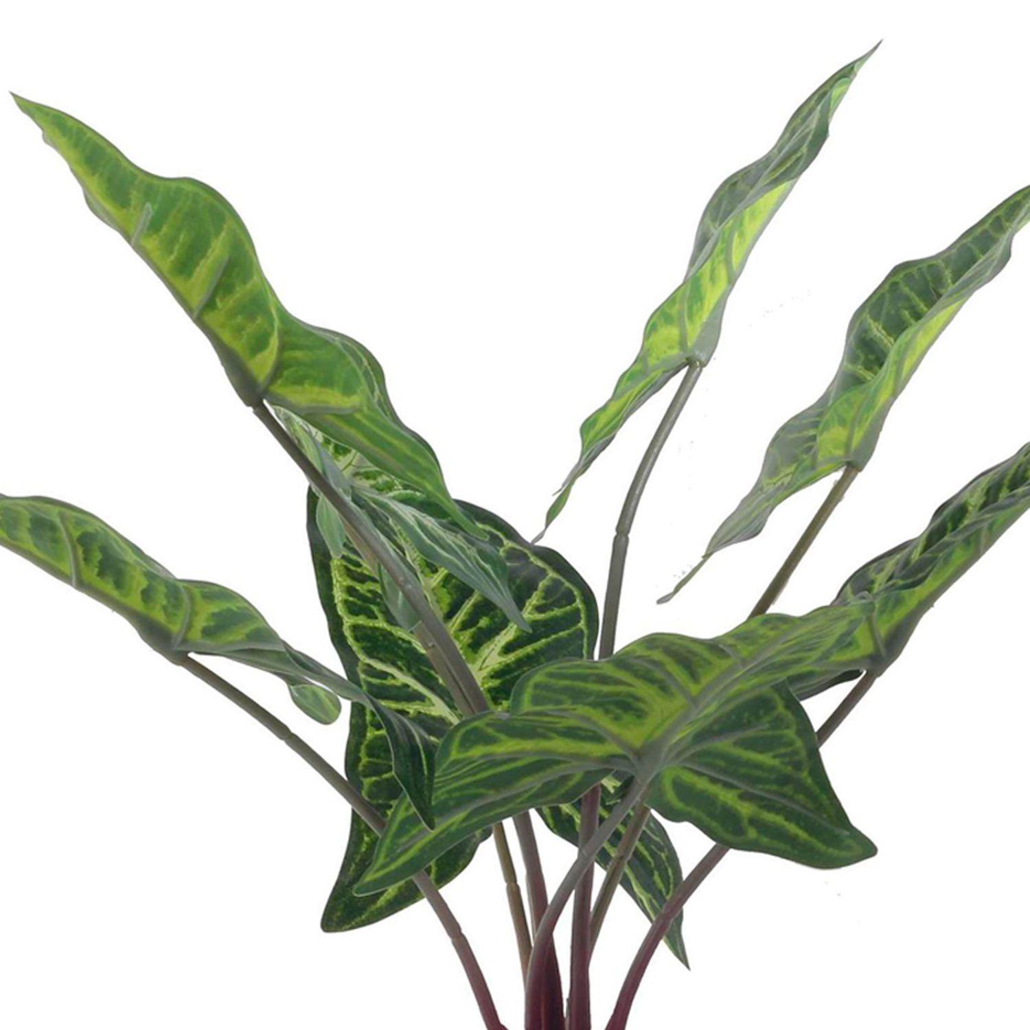 Planta Decorativa Artificial Alocasia Zebrina-2