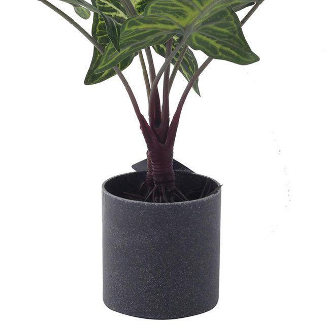 Planta Decorativa Artificial Alocasia Zebrina-2