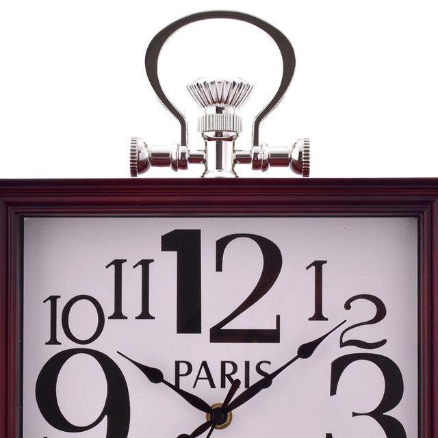 Reloj Mural Decorativo Basilea Caoba-2
