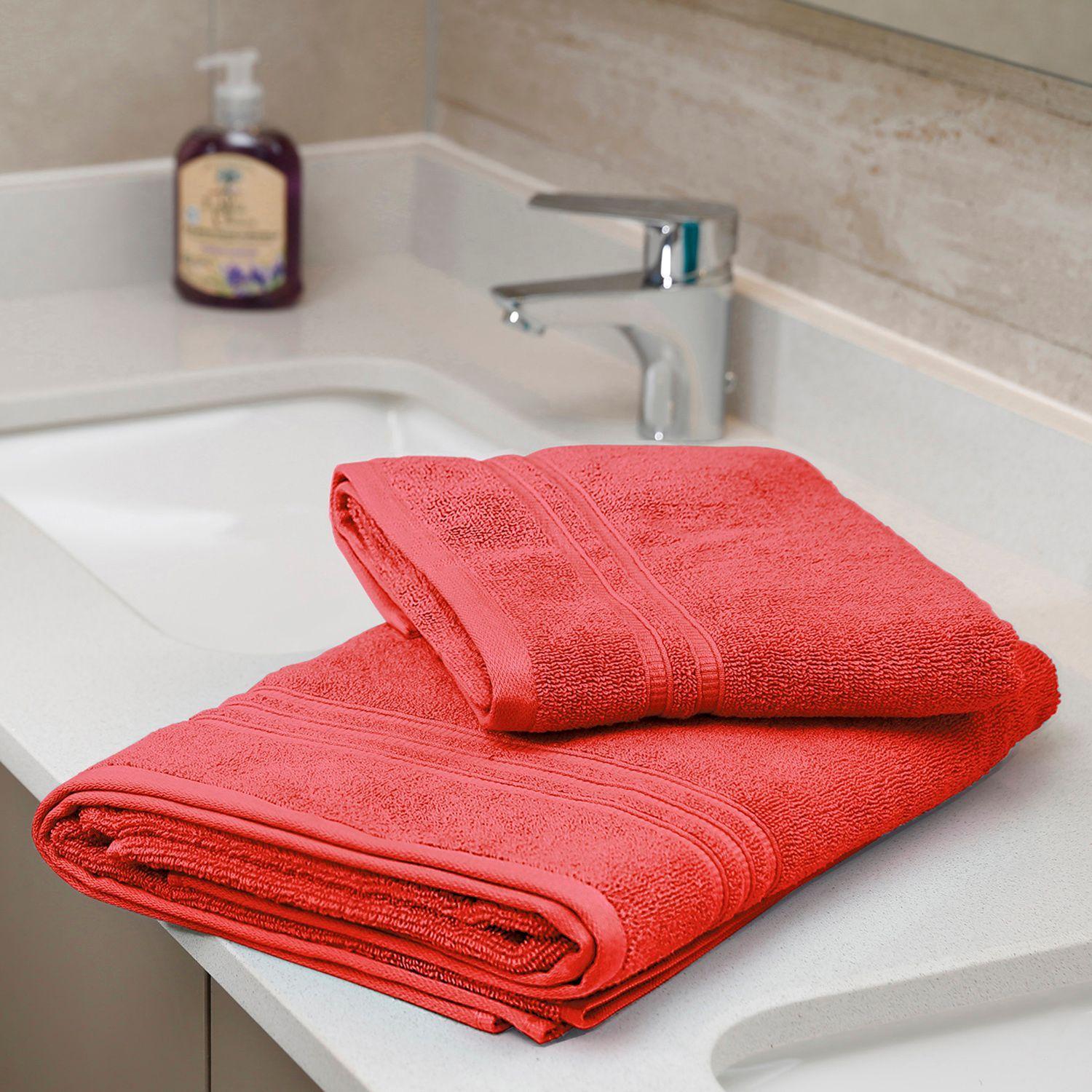 Juego de Toallas de Baño Grecco Coral-2