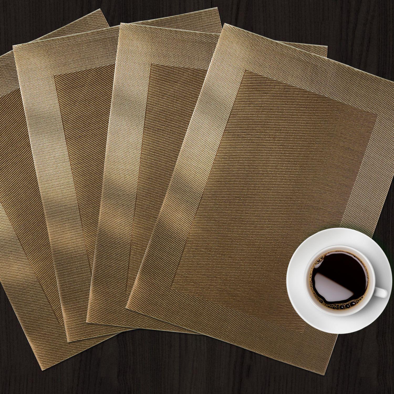 Set 4 Individuales Decorativo Aromas Cobre-2