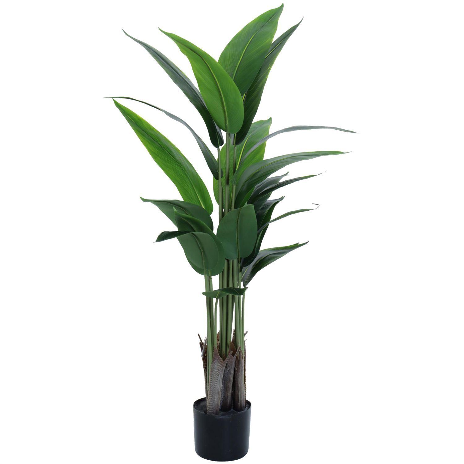 Planta Decorativa Artificial Heliconia Emerald 120 Cms.-0