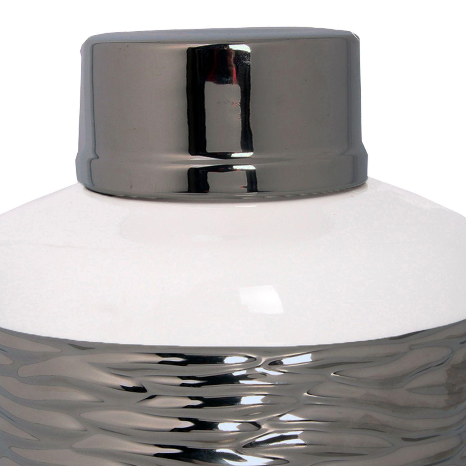 Anfora Decorativa Marsella Silver Ancha-2