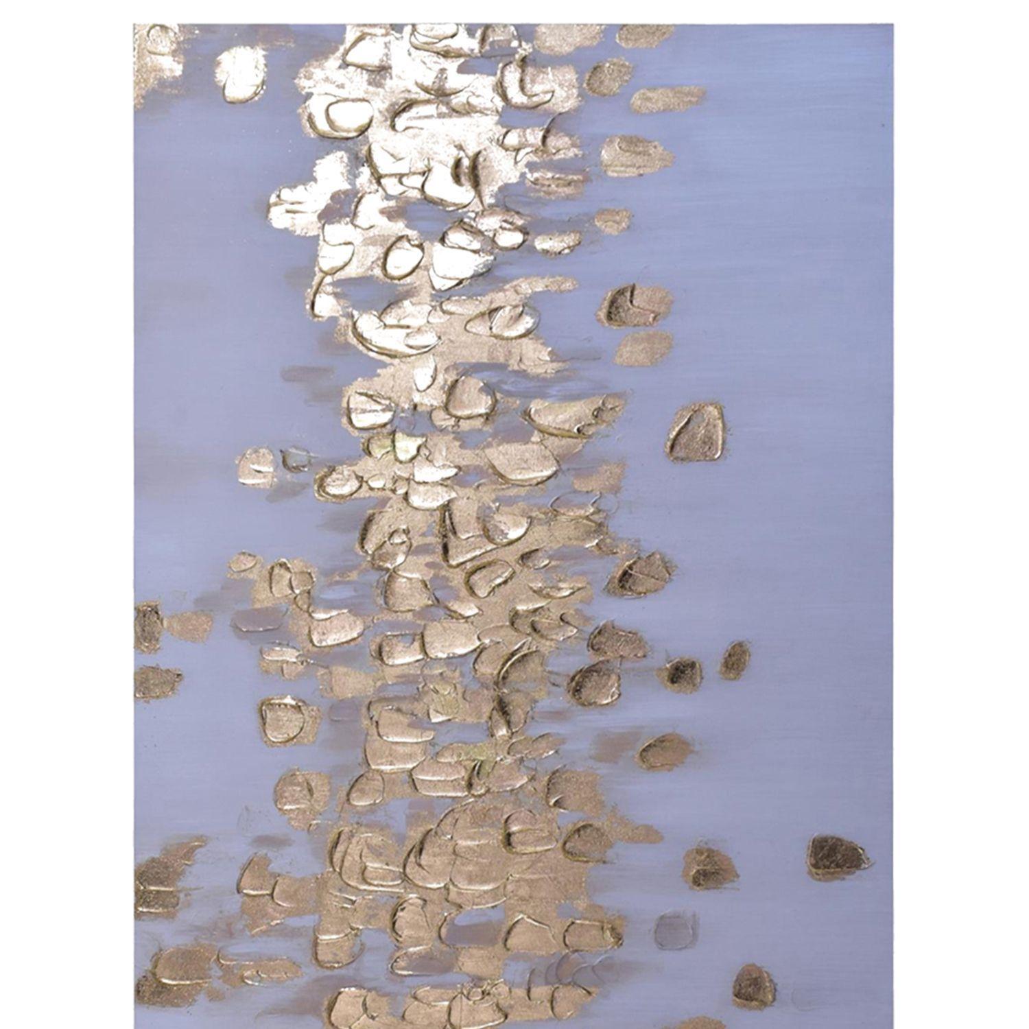 Cuadro Decorativo Tornado Gold 140 x 70-2
